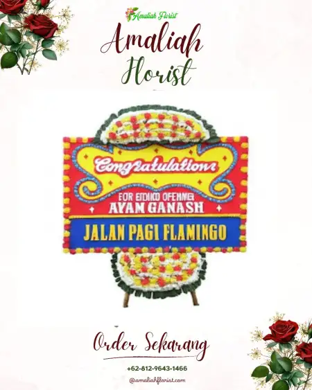 Sewa Papan Bunga Sinar Laga